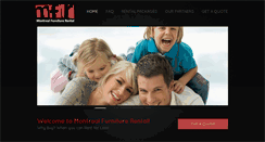 Desktop Screenshot of montrealfurniturerental.com